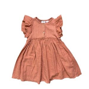 Zara Terracotta Dress 3/4